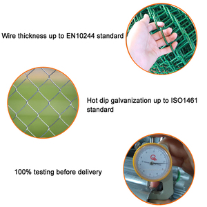Chất Lượng Cao Thương Mại Chainlink Lưới Interlink Dây Hàng Rào Kenya Kim Loại Cyclone Dây Hàng Rào Để Bán - Product Image 6