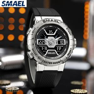 Relojes SMAEL para Hombre, Nuevo Modelo 8067, Reloj de Cuarzo Digital LED para Hombre, Resistente al Agua, Totalmente Negro, Reloj Deportivo Masculino - Product Image 5