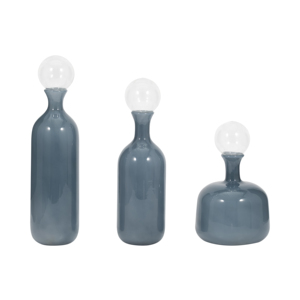 Vasi decorativi in vetro con coperchio a sfera per soggiorno, decorazioni per la casa, vaso per fiori per camera da letto e cucina - Product Image 1