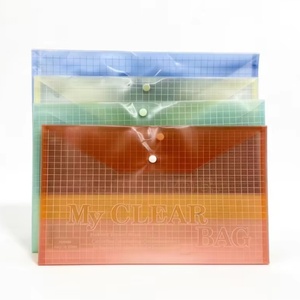 Bolsa de PVC Transparente Personalizada al por Mayor con Logotipo, Carpeta de Archivos, Bolsa Resistente para Oficina, Modelo de Almacenamiento Conveniente para Documentos - Product Image 1