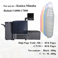 Toners TN616 Bizhub C6000 C7000 Cartouche de Toner Laser Original pour Konica Minolta Poudre de Toner TN610 TN612 TN615 TN616 TN620