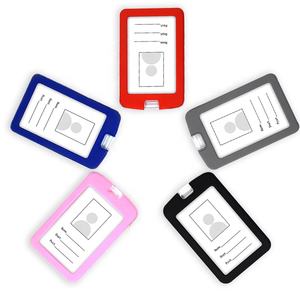 <span class=keywords><strong>Porte</strong></span>-<span class=keywords><strong>badge</strong></span> avec lanière avec logo <span class=keywords><strong>Porte</strong></span>-<span class=keywords><strong>badge</strong></span> de carte d'identité en silicone personnalisé Lanière de mode avec <span class=keywords><strong>porte</strong></span>-carte d'identité - Product Image 2