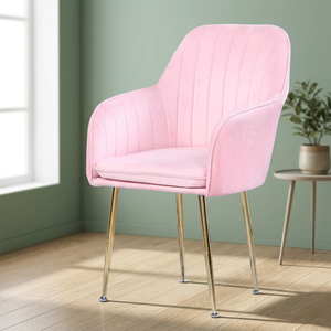 Fauteuil de détente de style nordique, velours, pieds dorés, design scandinave, fonction massage, aspect antique, mobilier d'intérieur - Product Image 3