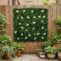 Mur de fleurs artificielles de style européen, style hortensia, fait main