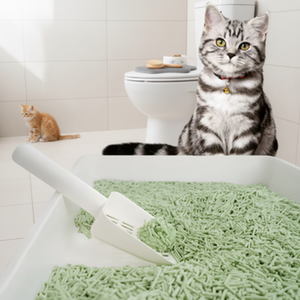 <span class=keywords><strong>Arena</strong></span> para Gatos de Tofu Desechable por el Inodoro, Forma Redonda, Aglutinación Rápida, Sin Polvo, 6L 7L 10L, Materiales Naturales Puros - Product Image 1