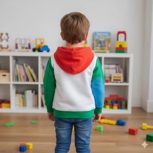 2025 dernière conception ludique Style multicolore coton garçons <span class=keywords><strong>Bape</strong></span> sweats à capuche enfants en gros sweats à capuche enfants vêtements - Product Image 2