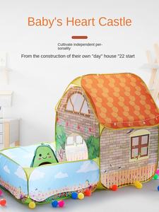 Tente pour enfants <span class=keywords><strong>Maison</strong></span> de jeu <span class=keywords><strong>Maison</strong></span> de jeu <span class=keywords><strong>intérieure</strong></span> extérieure Princesse PVC Plastique 5-7 ans <span class=keywords><strong>Piscine</strong></span> à balles océanique - Product Image 3