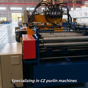Máquina Perfiladora de Chapa Metálica, Modelo <span class=keywords><strong>Zimmerman</strong></span>, Controlada por PLC, Profit-Booster XHH, 30m/min, Alta Velocidad, 380V, para Perfilado de Correas CZ - Product Image 1