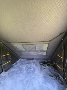 Nhà Máy Giá sợi carbon vỏ cứng 4x4 cắm trại RTT bật lên trên mái nhà lều UV bảo vệ 3-4 người tam giác xe mái lều - Product Image 6