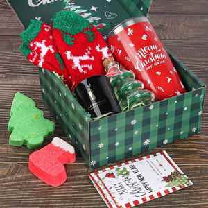 Panier-cadeau unique pour les fêtes pour elle, maman, femme, petite amie, sœur, collègue, ensemble de cadeaux de Noël le plus populaire pour les femmes en 2023 - Product Image 1
