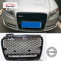 Pour Audi A4 B7 2005-2007 Style nid d'abeille maille calandre de pare-chocs avant version européenne grilles de voiture