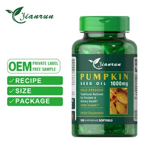 Health Supports Prostate Urinary Health White Pumpkin Seed Oil Capsule Gel Softgel