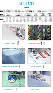 GC-710 Hot Sale Multi-Function Computerized Domestic <b>Sewing</b> <b>Machine</b> 180 Lock Single Motor High-Speed Thread Trimmer for - Product Image 4