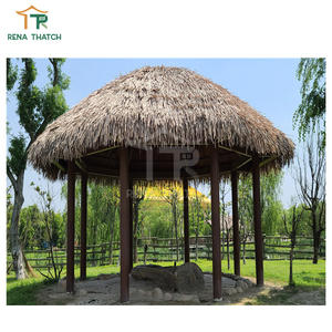 Günstige UV-beständige wasserdichte Palapa künstliche Stroh Regenschirm Pergola Restaurant Schilf Stroh - Product Image 3