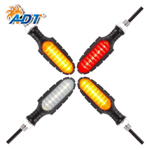 ไฟวิ่งกลางวันแบบสแกนสีขาว ADT พร้อมไฟเลี้ยวสีเหลืองแบบเรียงลำดับ - Product Image 4