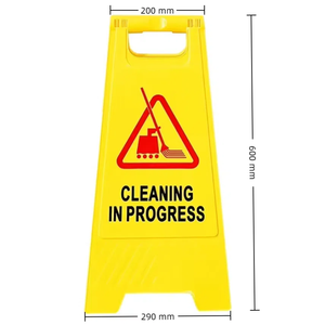 Dấu hiệu gấp nhựa sàn trơn 600*200*290mm-Dấu hiệu cảnh báo nguy hiểm (chỉ sàn trơn)-dấu hiệu định hướng - Product Image 2