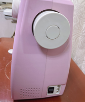 JUKKY 1212 Mini Machine à coudre électrique Pédale portable Aiguille unique Mécanisme d'alimentation manuelle Nouveau moteur en plastique pour la couture à domicile