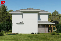 Villas modulaires préfabriquées de luxe haut de gamme, communauté résidentielle, structure en acier léger, villa à ossature triangulaire