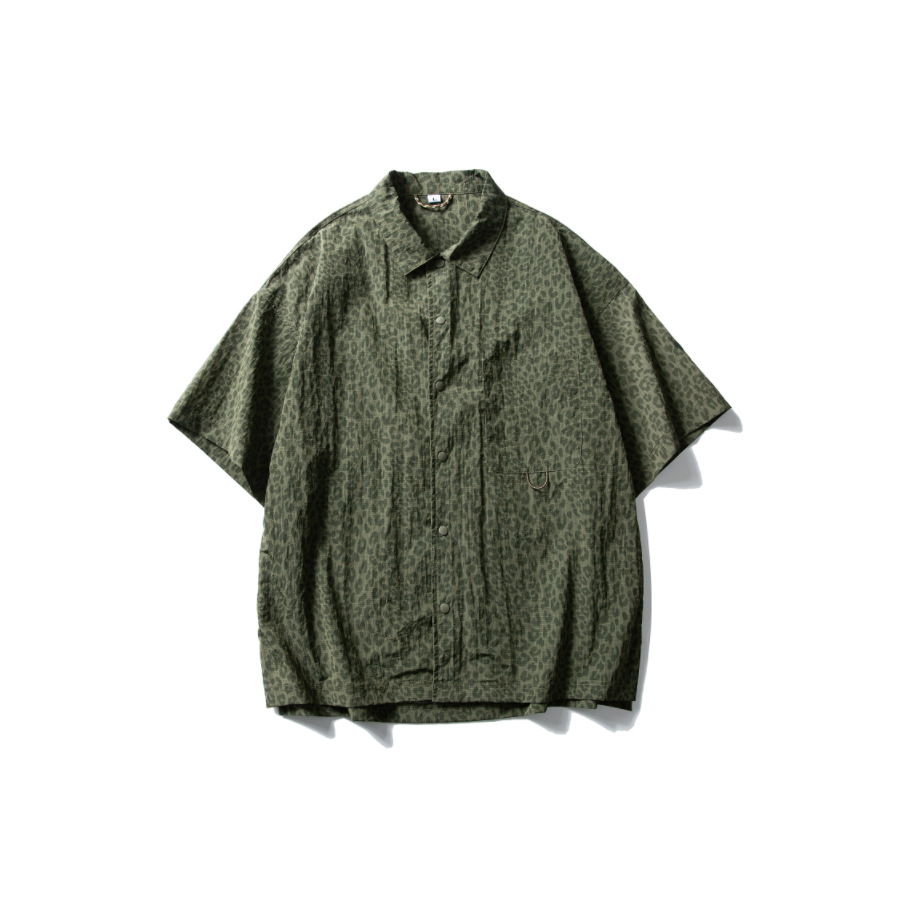 green leopard print