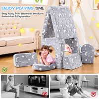 10 pièces Play-canapé gris éponge magnétique enfants lit de sol grand jeu doux modulaire enfants bébé jouer petit canapé maison enfants canapés ensemble