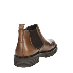 Bottines Chelsea pour homme Gino Tagli en cuir véritable marron, doublure en mesh, semelle extérieure en caoutchouc antidérapante - Product Image 3