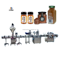 Machine de remplissage et de bouchage automatique pour produits chimiques, détergents, aliments, épices en conserve, ligne de production de remplissage de poudre en bouteille