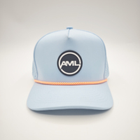 Casquettes de golf structurées en PVC et caoutchouc uni de haute qualité OEM, avec patch drapeau américain, pour hommes et femmes, casquettes de sport, casquettes de baseball