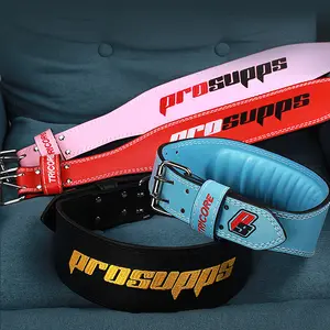 Wholesale Custom High Quality Heavy Duty Gym Fitness Workout Pu Leather Gym Lifting 7Mm Powerlifting Cinturon Belt For Women