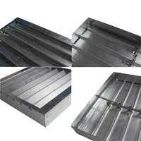 Clapet anti-retour carré pour système de ventilation CVC, clapet anti-retour d'air carré pour conduits