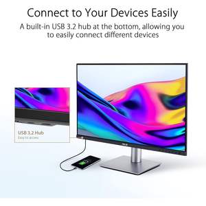 จอภาพ Asus ProArt ขนาด 27 นิ้ว 4K UHD HDR ระดับมืออาชีพ หน้าจอ IPS พร้อมพอร์ต USB-C และการรับรอง Calman สำหรับงานออกแบบและตัดต่อวิดีโอ - Product Image 3