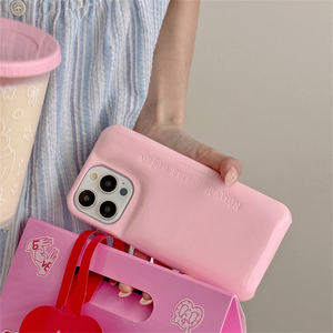 Custodia in pelle lucida con sapone retrò retrò per iphone 16 15 14 13 Pro Max Cover per paraurti in gelatina Color dolce - Product Image 6