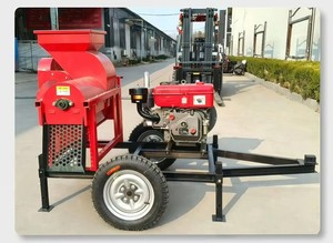 850 Model Mobile <strong>Corn</strong> Thresher With 12HP Diesel Engine Tire Traction Frame Maize Sheller Farm Threshing Equipment - Product Image 4
