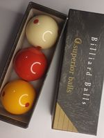 Offre Spéciale Billard Carambole Boule Résine Matériel Carambole 3 PCS 61.5mm Boule pour Carambole Table Jeu