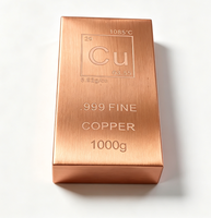 Barre de cuivre de 1 kg 999 pur, excellent rapport qualité-prix