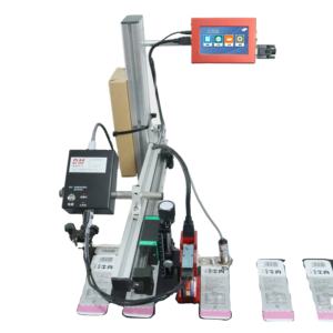 Convoyeur à bande motorisé robuste HZPK en acier inoxydable avec caoutchouc pour applications de machines d'étiquetage et de codage jet d'encre - Product Image 1