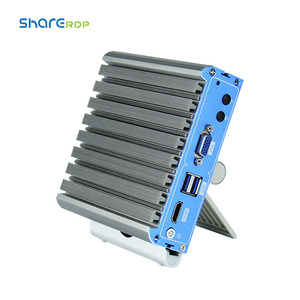 Sharerdp OEM ODM Custom Celeron N2940 4 Lan RS232 Barebone Mini Fanless incorporato Mini PC Firewall Wifi con RS485 RS232 - Product Image 2