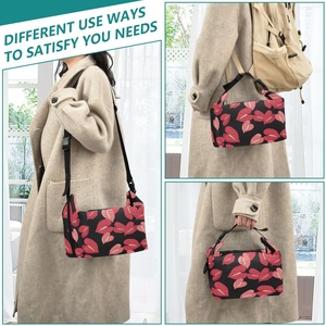 Trending Products 2024 New Arrivals Hawaii Tropical Custom Anthurium Insulated Lunch Bag Thermal Cooler Bag - Product Image 5