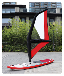 Kit de wakeboard/supboard en fibre de carbone style course personnalisé, planche à voile portative pour le windsurf avec pompe à air - Product Image 6