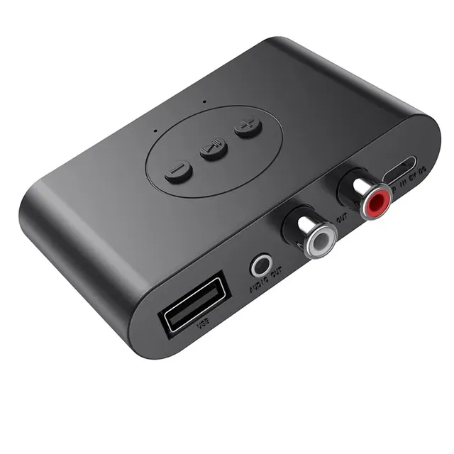 B21 RCA Blue Tooth Receiver 3.5AUX Car Blue Tooth Stick USB Blue Tooth Adapter Support Speaker Amplifier U Disk 5.0