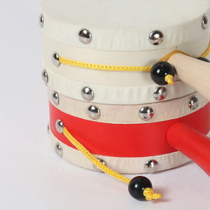 Chất Lượng Cao Giáo Dục Âm Nhạc Bằng Gỗ Âm Nhạc Trống Hình Rattle Lắc Rattle Trống Đồ Chơi Cho Trẻ Em - Product Image 5