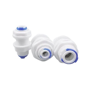 3/<span class=keywords><strong>8</strong></span>インチから1/<span class=keywords><strong>4</strong></span>インチへのプッシュフィットバルクヘッドコネクター、RO浄水器用クイック接続減速継手 - Product Image 3