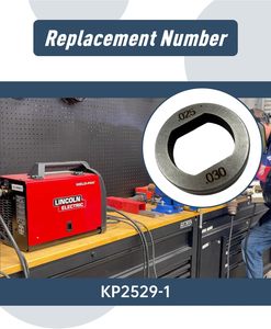 ลูกกลิ้งขับเคลื่อน KP2529-1 สำหรับเครื่องเชื่อมลินคอล์น <span class=keywords><strong>MIG</strong></span> |   ร่องวีขนาด .025-.030 แบบเรียบ - Product Image 5