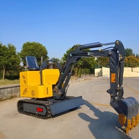 Mini-excavatrice électrique chinoise à prix avantageux, 0,8 tonne, 1 tonne, petite excavatrice électrique, excavatrice à chenilles à vendre