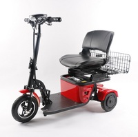 Scooter pliable pour personnes âgées Scooter électrique à 3 roues Scooter de mobilité léger Tricycle intelligent