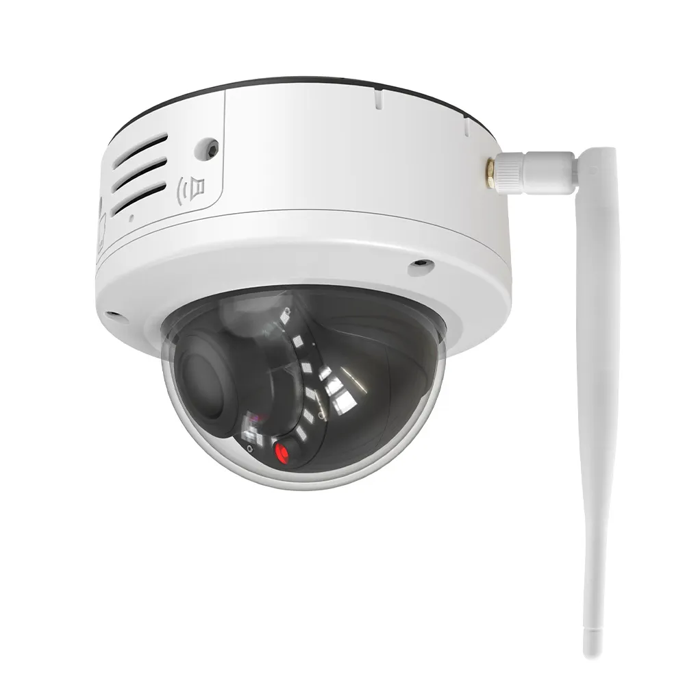 ENSTER Vandal-proof kapalı 2MP 4MP 5MP iki yönlü ses gece görüş kablosuz Wifi Mini gözetim CCTV ağ Dome kamera