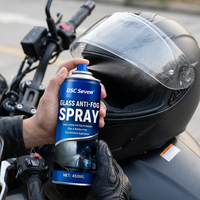 Spray anti-buée en verre nano 450 ml, protection longue durée pour pare-brise de voiture, visière de casque, miroir de salle de bain, application facile