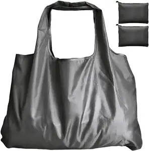 Semplice semplice semplice sublimazione in poliestere pieghevole per mamma uso in nylon borsa per la spesa con logo personalizzato riciclato