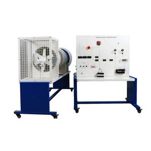 Conversion d'énergie dans une centrale éolienne, équipement de laboratoire pédagogique, technologie, formation professionnelle - Product Image 1