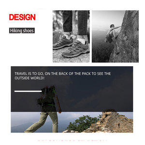Wholesale Fashion Outdoor <strong>Men's</strong> Large Size Sport Hiking Climbing <strong>Shoes</strong> Mesh Upper Rubber Outsole Autumn <strong>Winter</strong> Hiking <strong>Shoes</strong> - Product Image 4