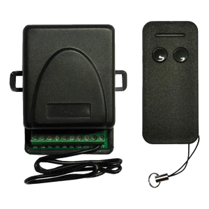 Kit Ricevitore a Due Canali per Interni con 4 Pulsanti per Telecomando Porta Garage Controllo Vocale Frequenze 315MHz e 433.92MHz - Product Image 1